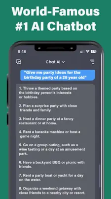 Chat GPT - AI Chatbot App android App screenshot 4